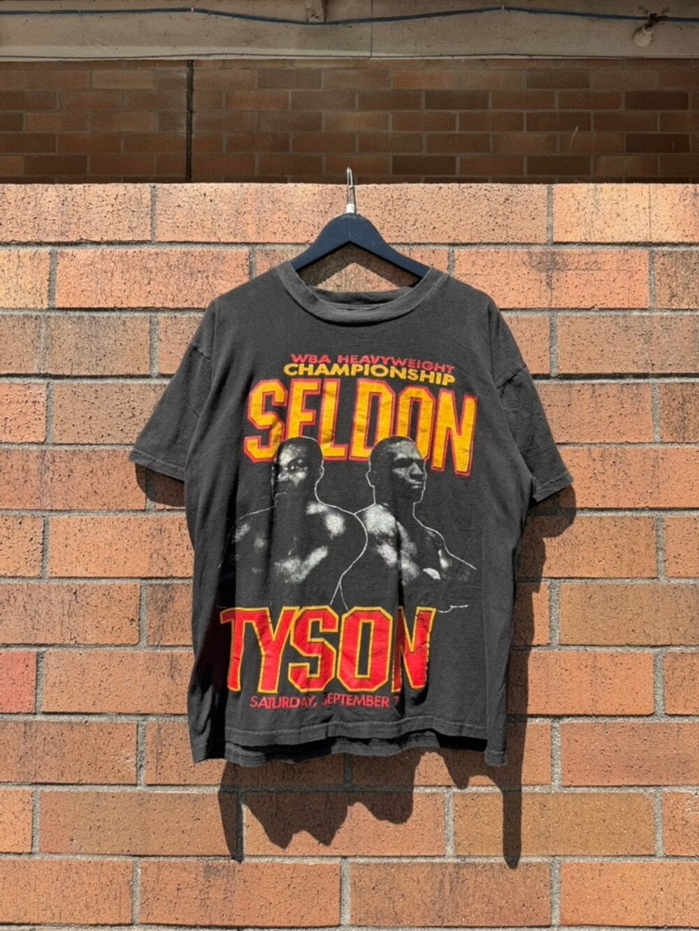 1996 Mike Tyson Bruce Seldon 90s Vintage WBA Championship Boxing Rap Tee Shirt